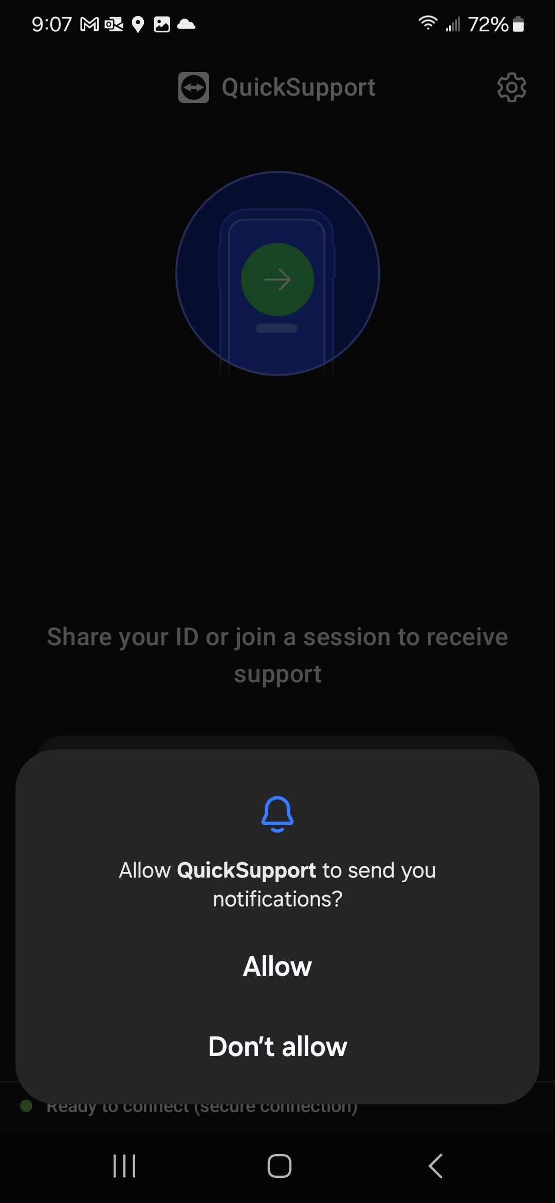 Accepting Notifications