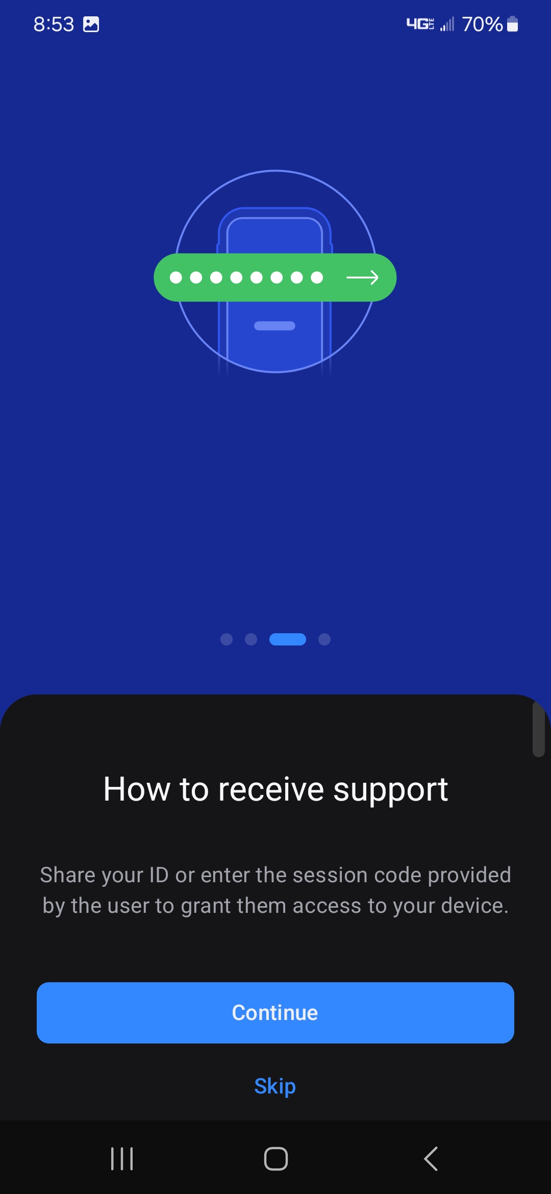 How to receive support