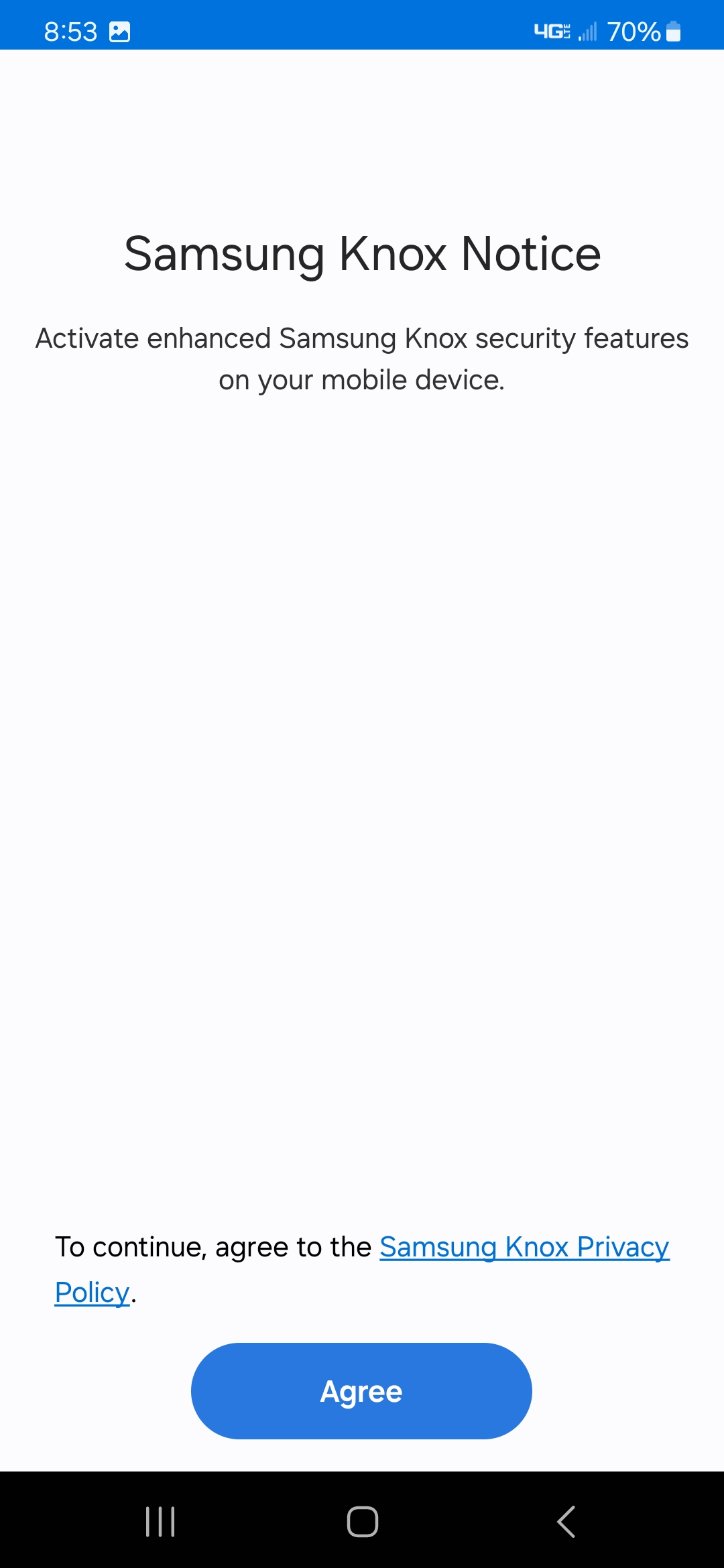 Accepting Phone Notice