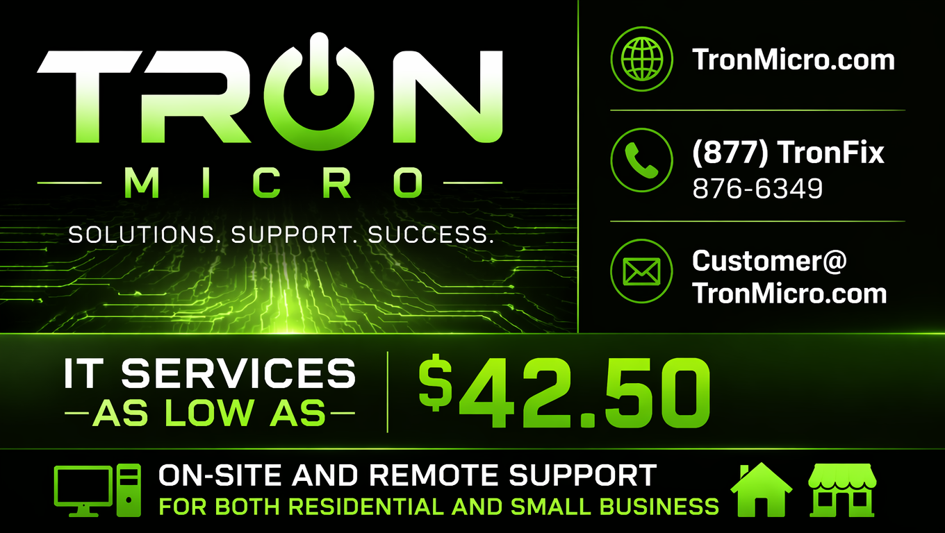 TronMicro Promotion