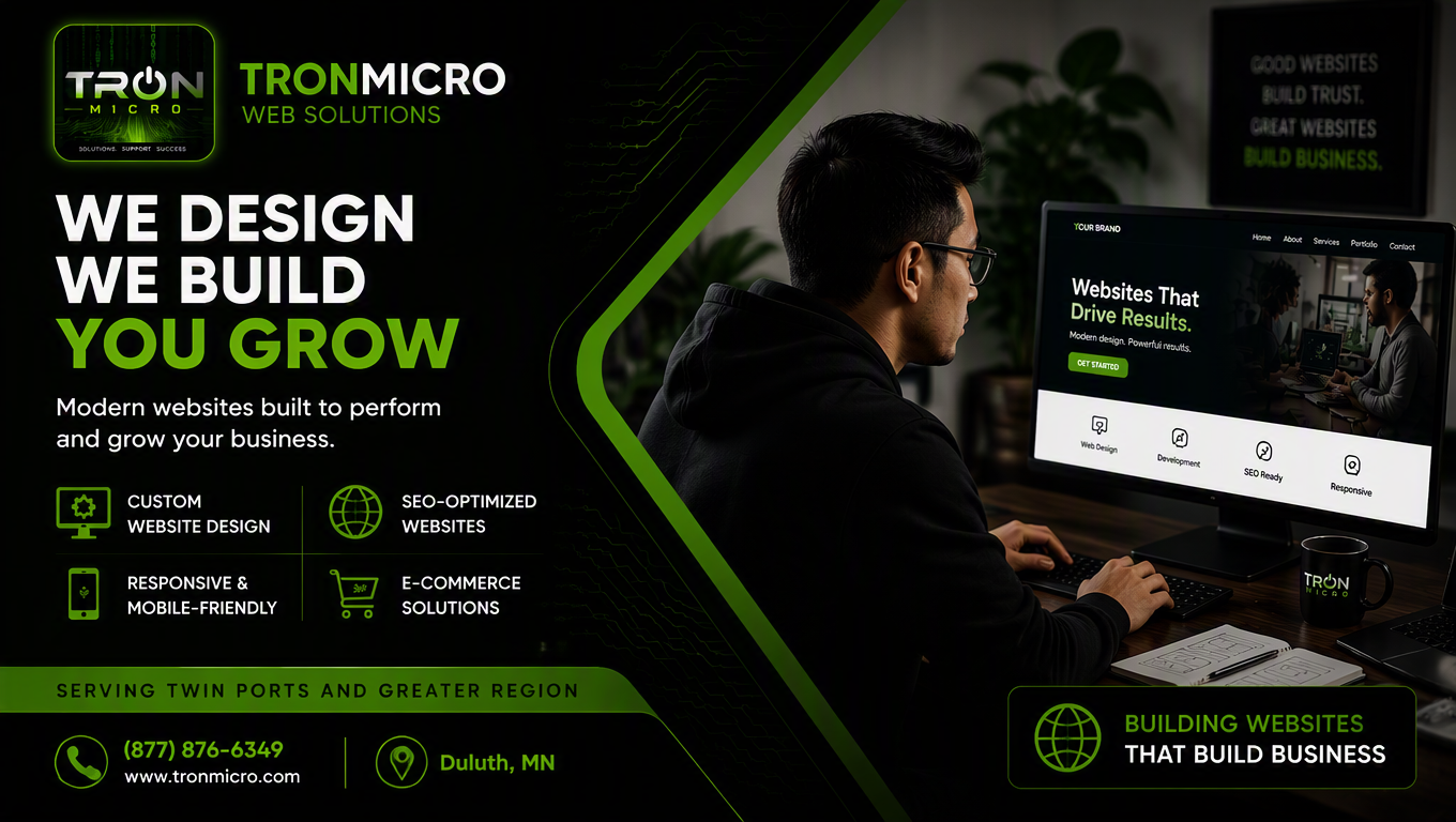 TronMicro Website Building