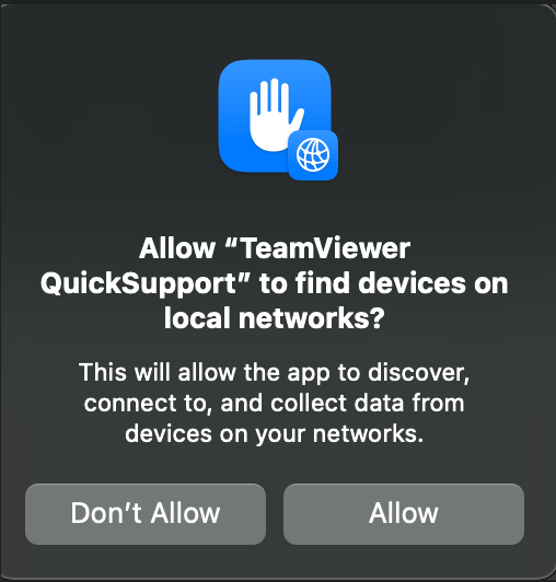 Allowing the Technician to network access
