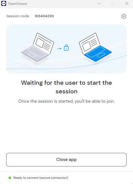 User Initiated the Connection